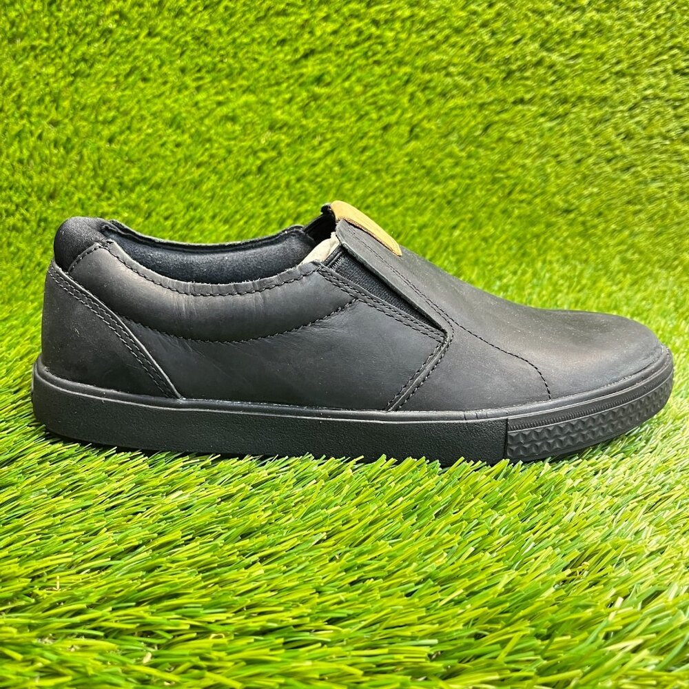 Merrell Barkley Moc Mens Size 7 Black Casual Classic Slip On Loafer Shoes